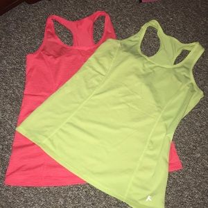 Neon workout tank